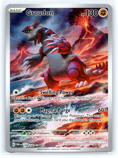 Groudon - #199/182 - SV04: Paradox Rift