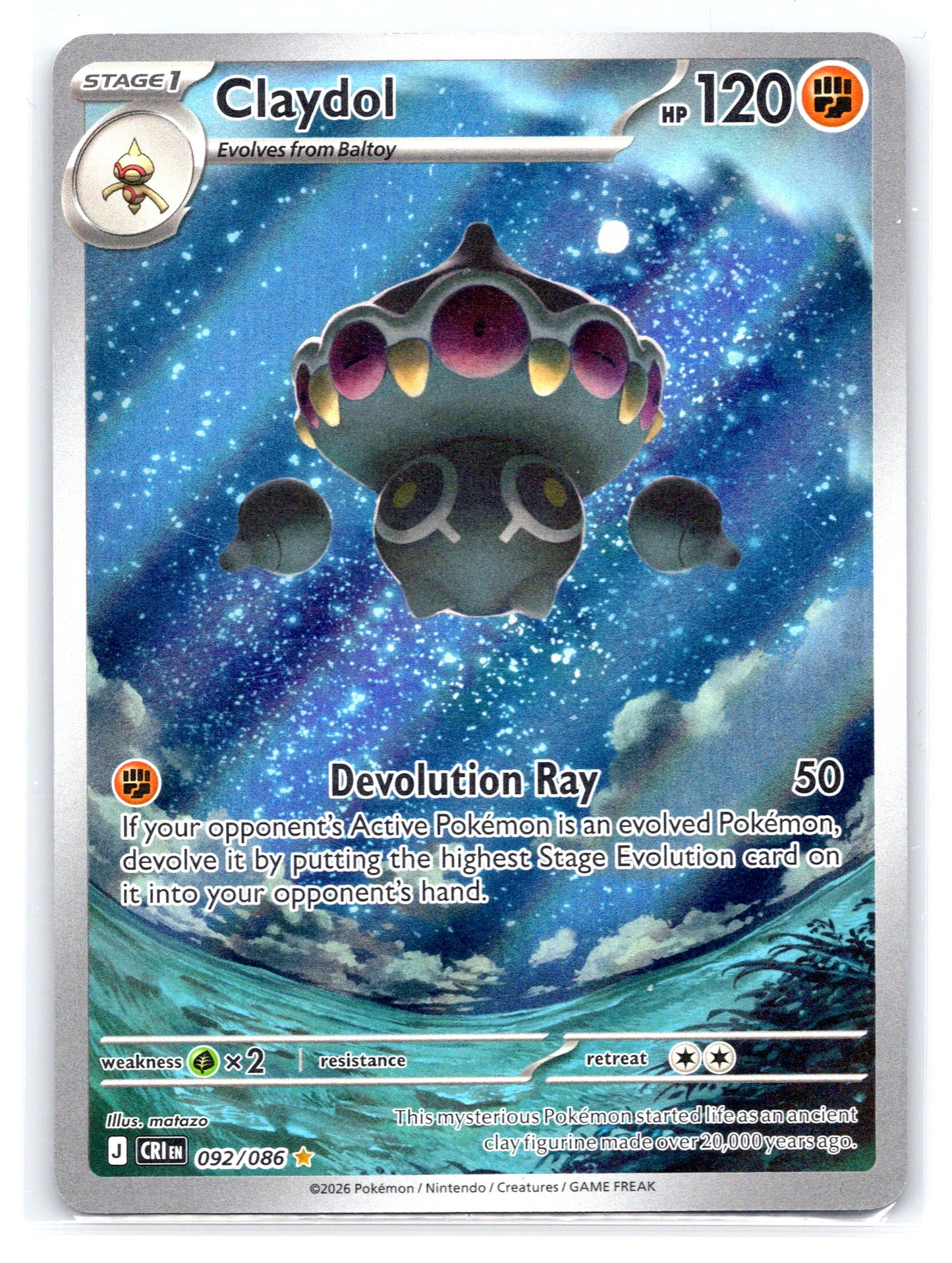 Claydol - #092/086 - ME04: Chaos Rising