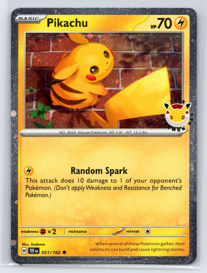 Pikachu (Pokemon Day 2026) - #051/162 - Miscellaneous Cards & Products
