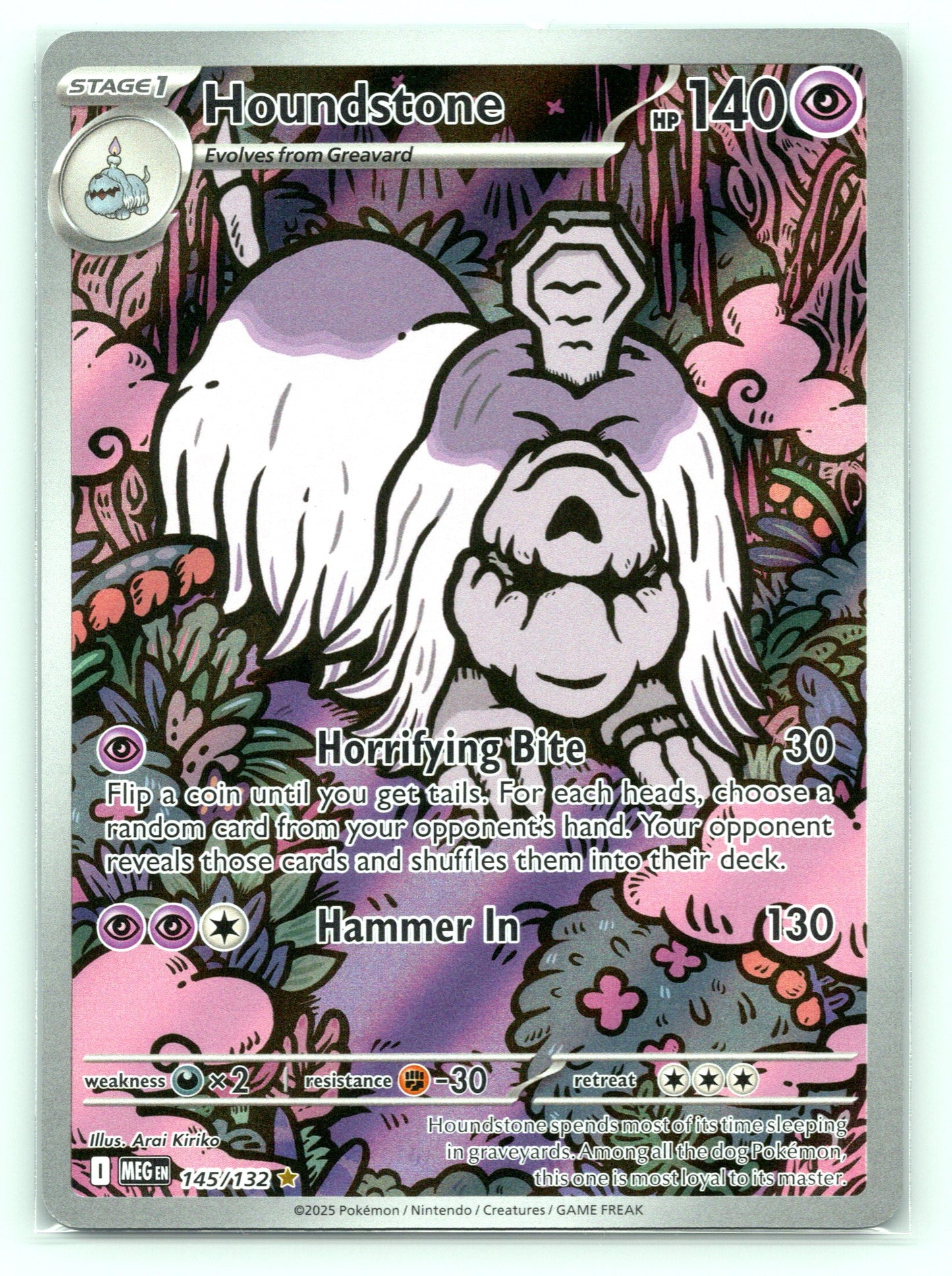 Houndstone - #145/132 - ME01: Mega Evolution