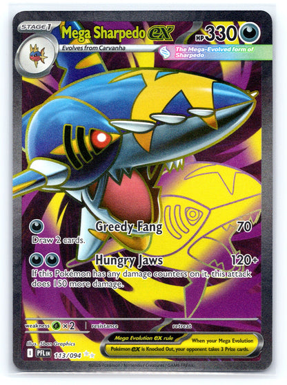 Mega Sharpedo ex - #113/094 - ME02: Phantasmal Flames