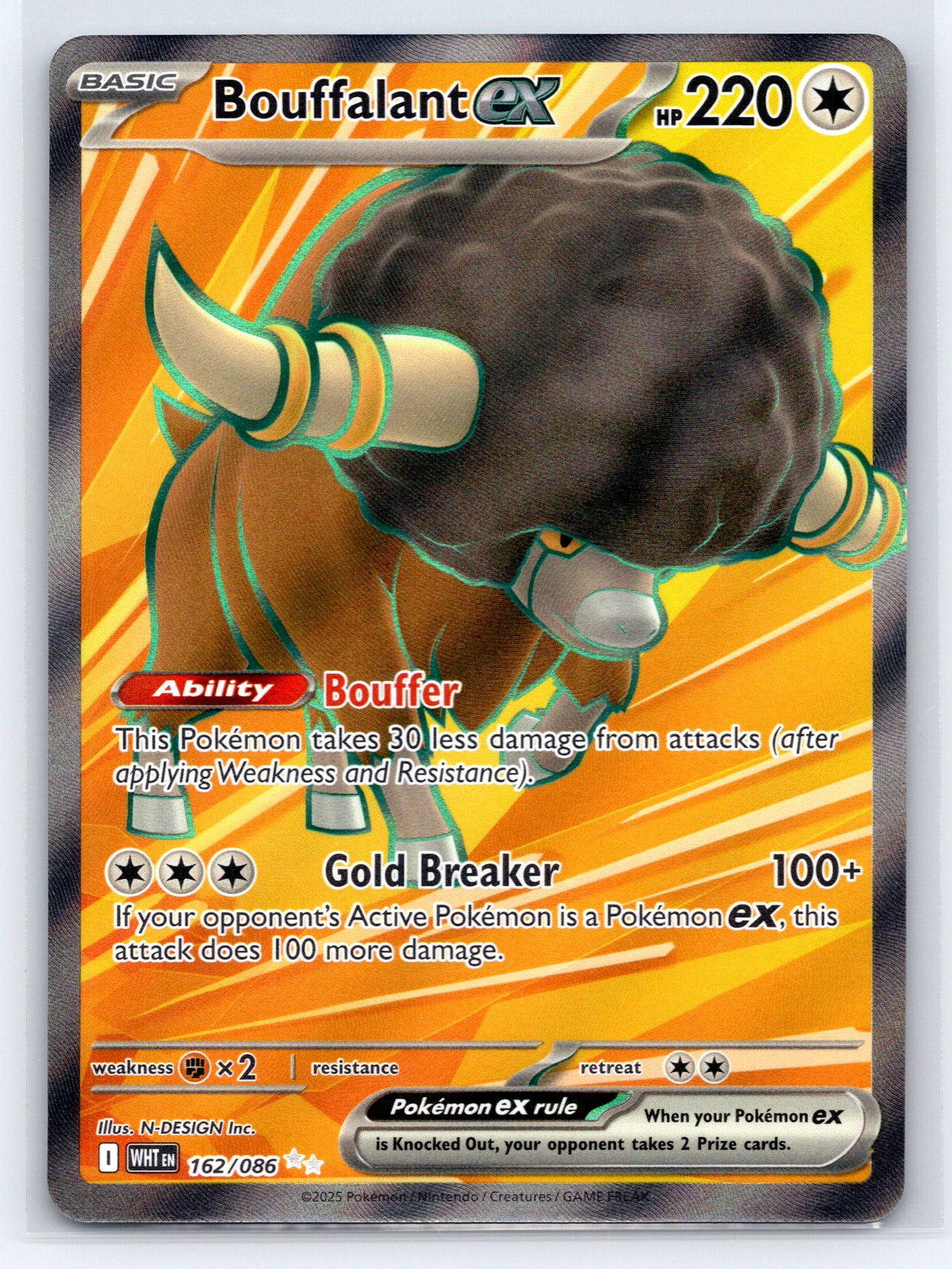 Bouffalant ex - #162/086 - SV: White Flare