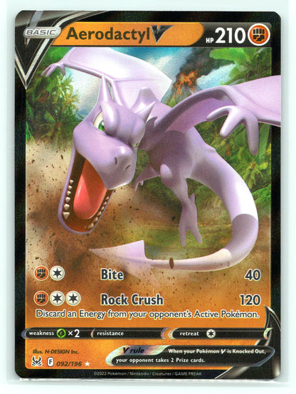 Aerodactyl V - #092/196 - SWSH11: Lost Origin
