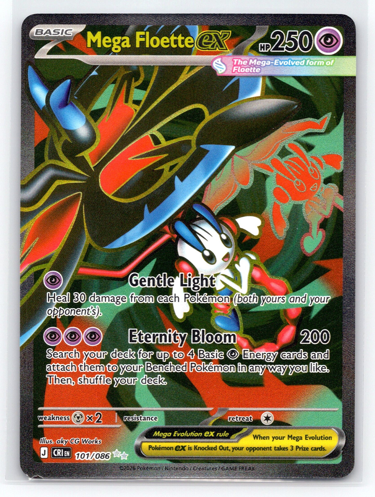 Mega Floette ex - #101/086 - ME04: Chaos Rising