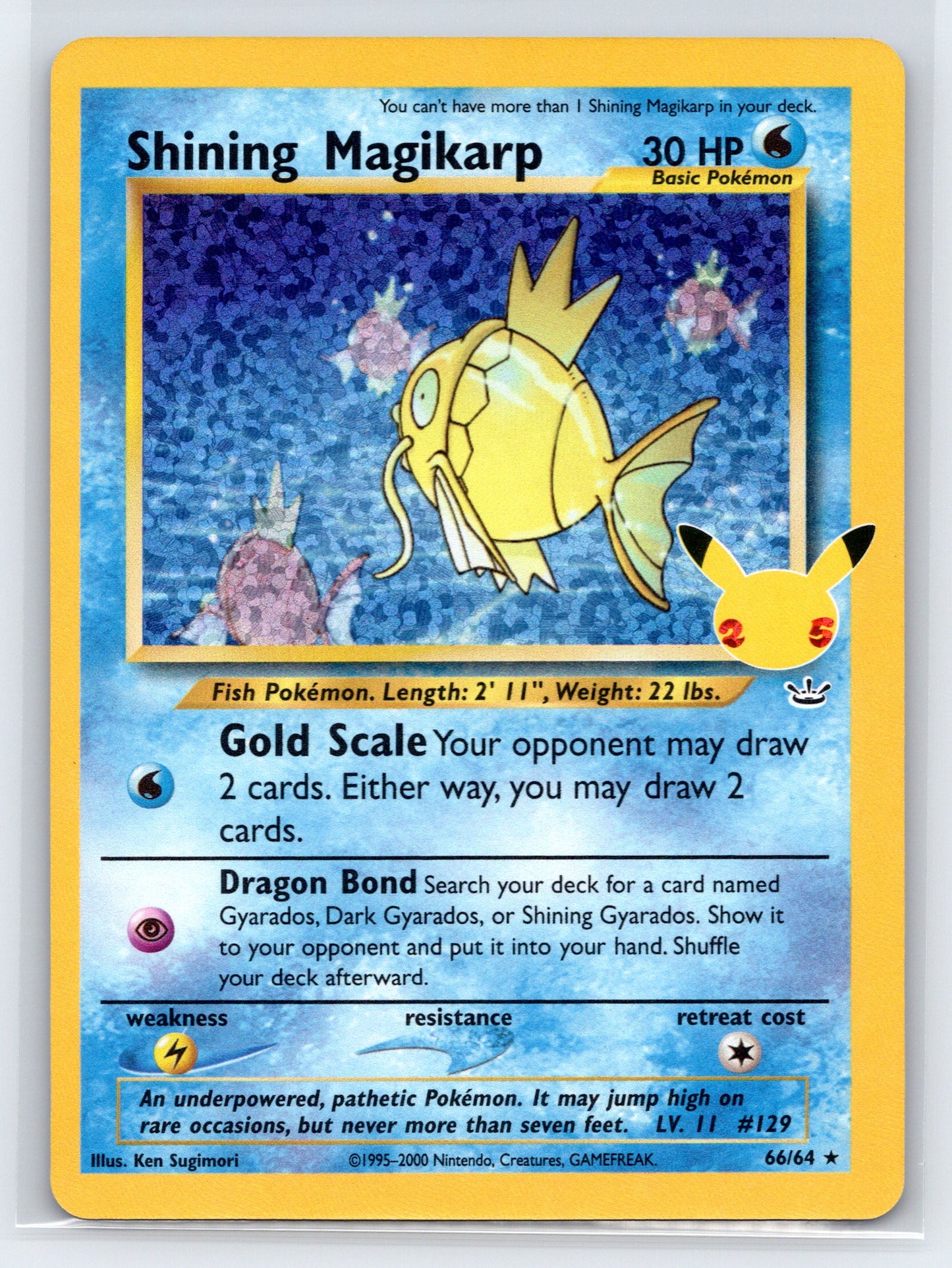 Shining Magikarp - #66/64 - Celebrations: Classic Collection