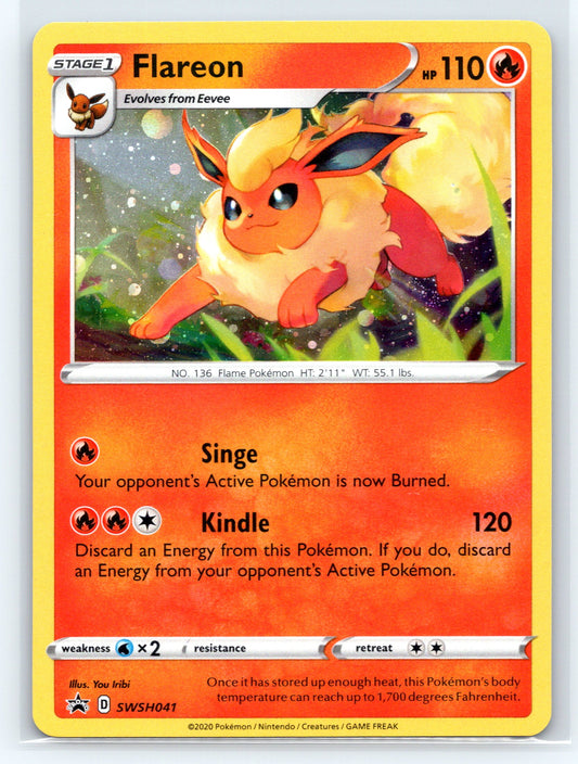 Flareon - #SWSH041 - SWSH: Sword & Shield Promo Cards