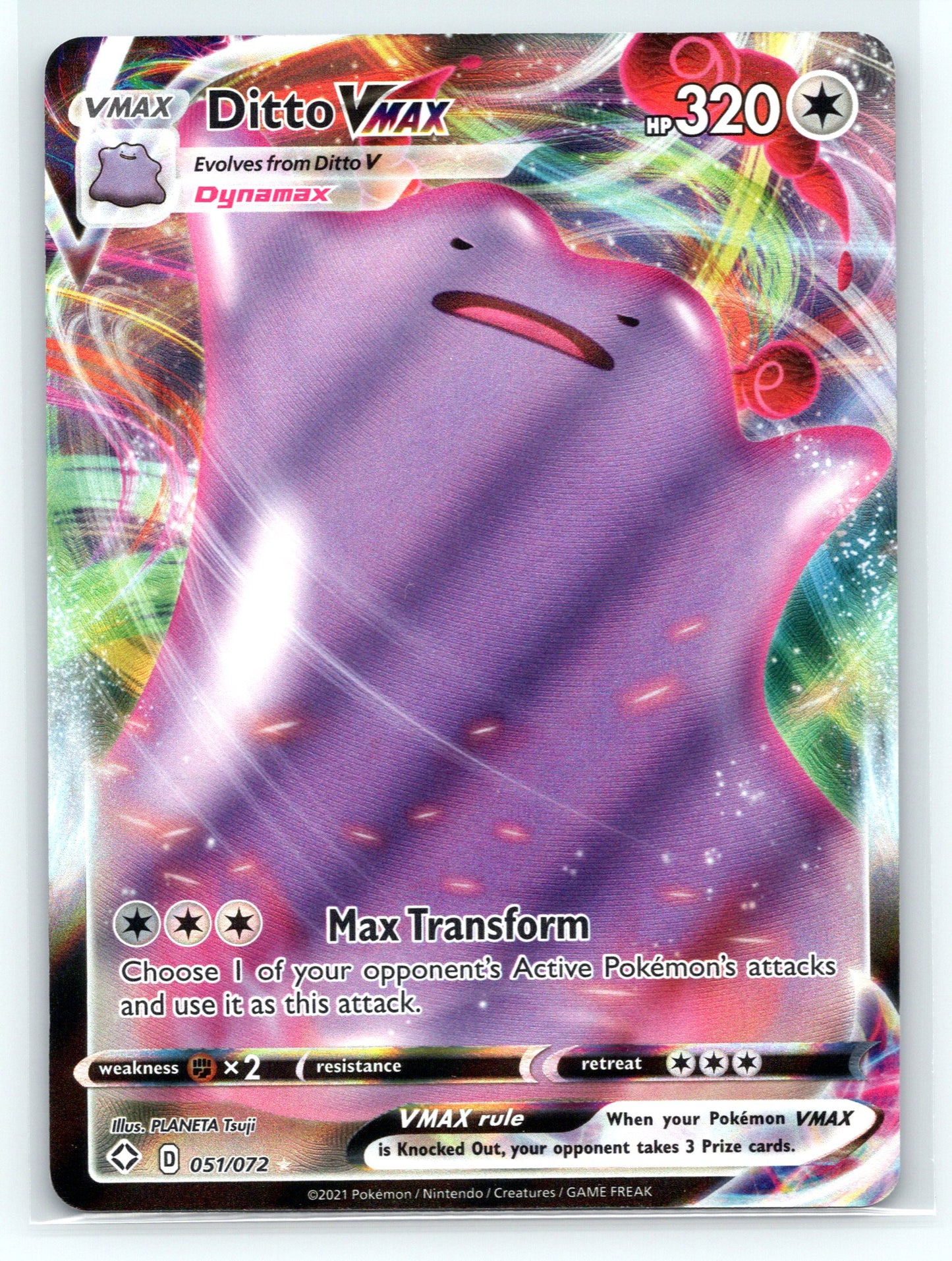 Ditto VMAX - #051/072 - Shining Fates