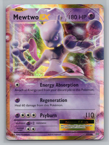 Mewtwo EX - #52/108 - XY - Evolutions