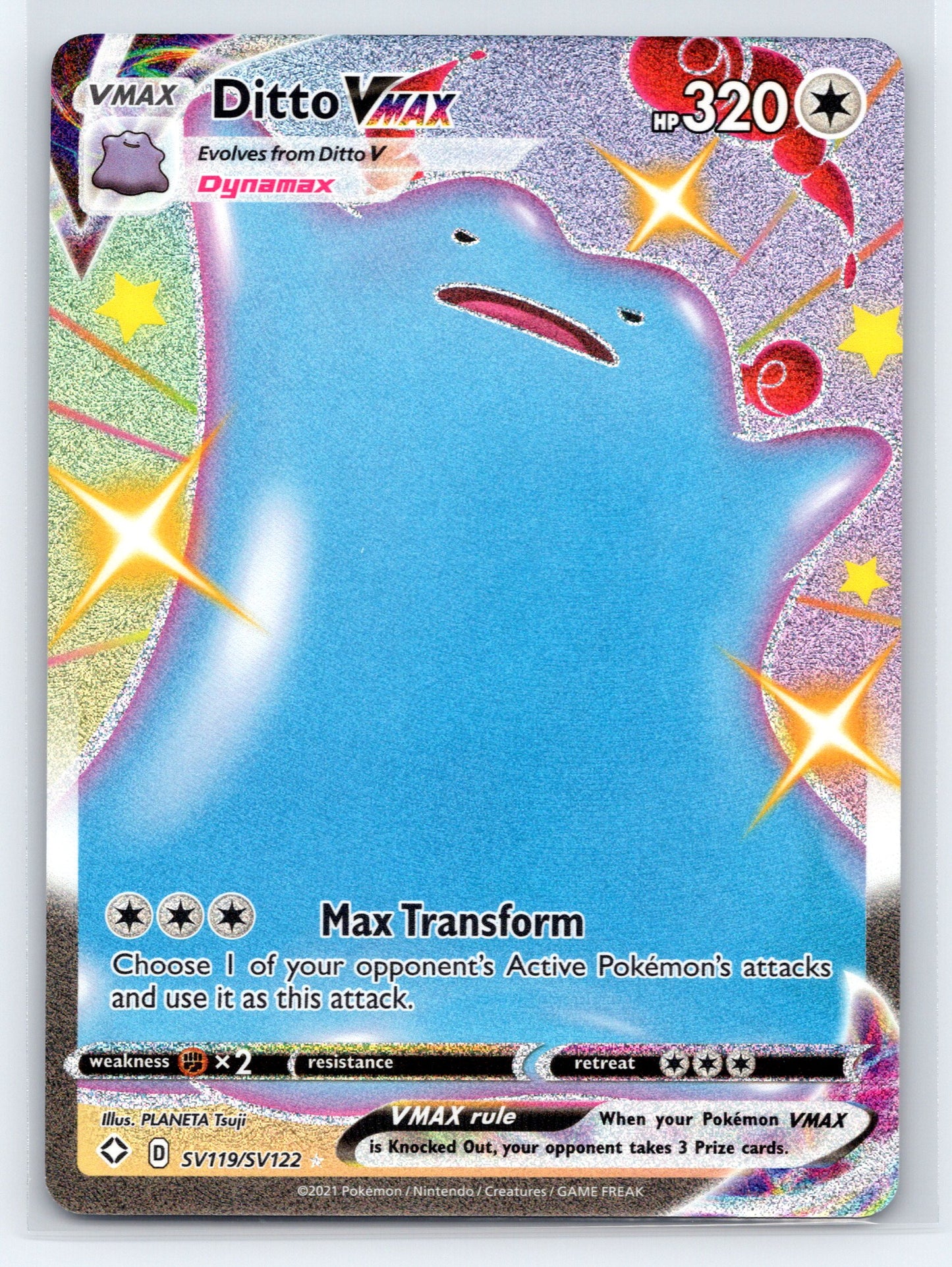 Ditto VMAX - #SV119/SV122 - Shining Fates: Shiny Vault