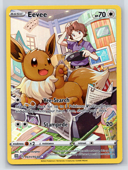 Eevee - #TG11/TG30 - SWSH09: Brilliant Stars Trainer Gallery