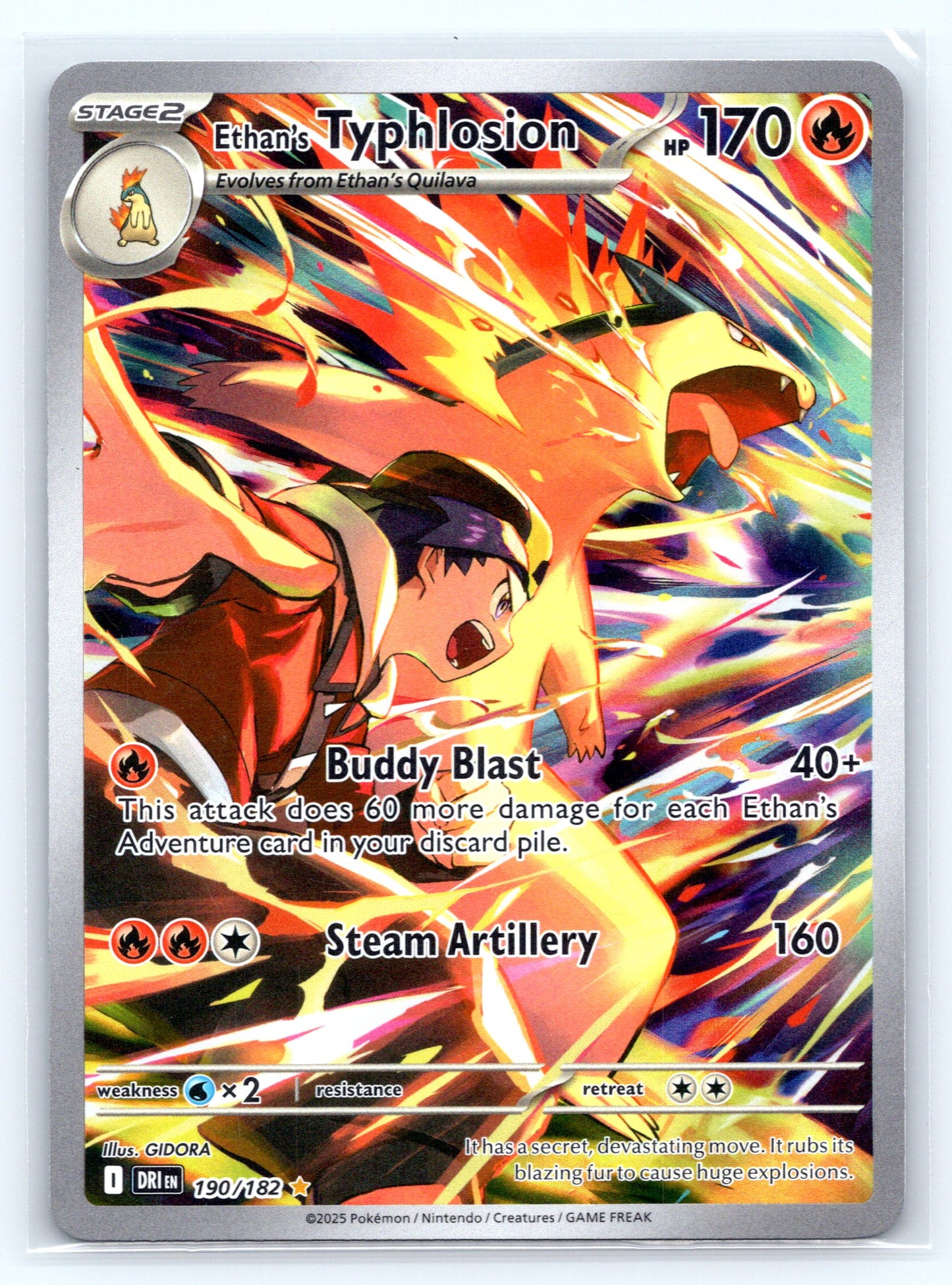 Ethan's Typhlosion - #190/182 - SV10: Destined Rivals