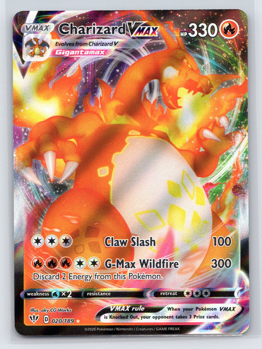 Charizard VMAX - #020/189 - SWSH03: Darkness Ablaze