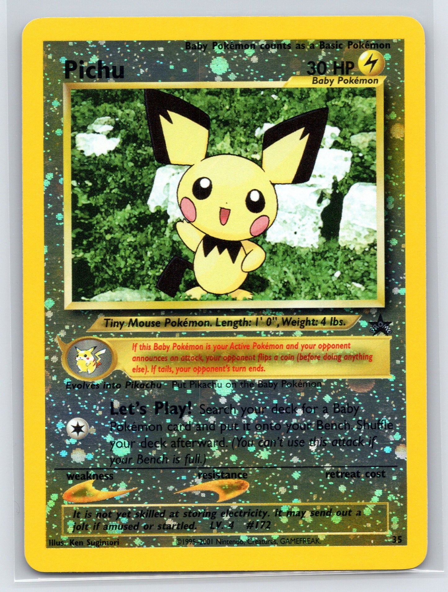 Pichu - #35/53 - WoTC Promo