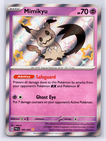 Mimikyu -160/091 - #160/091 - SV: Paldean Fates