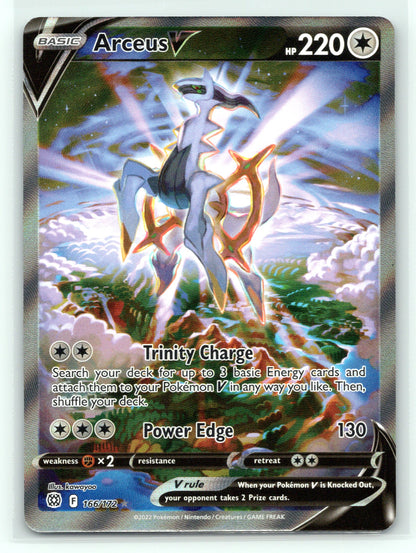 Arceus V (Alternate Full Art) - #166/172 - SWSH09: Brilliant Stars