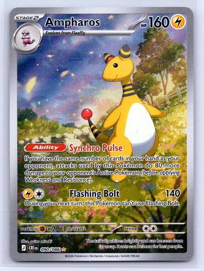 Ampharos - #090/086 - ME04: Chaos Rising