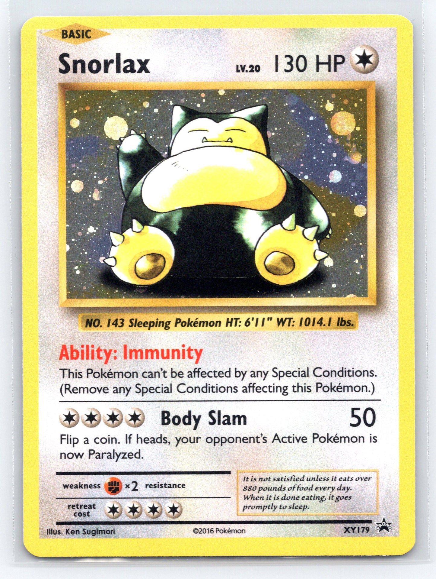 Snorlax - #XY179 - XY Promos