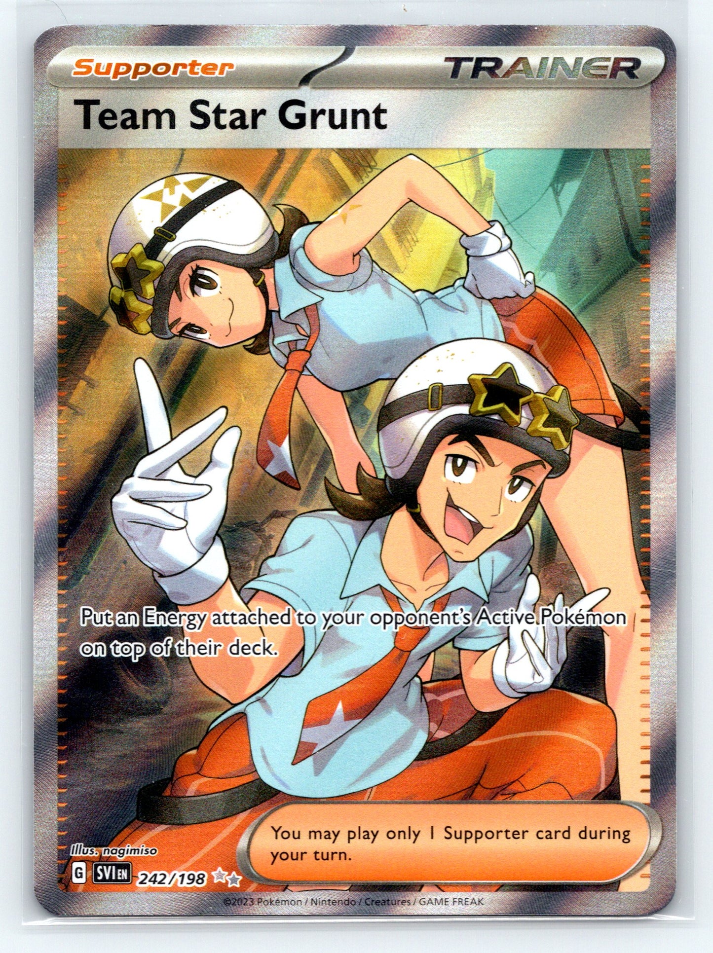 Team Star Grunt - #242/198 - SV01: Scarlet & Violet Base Set