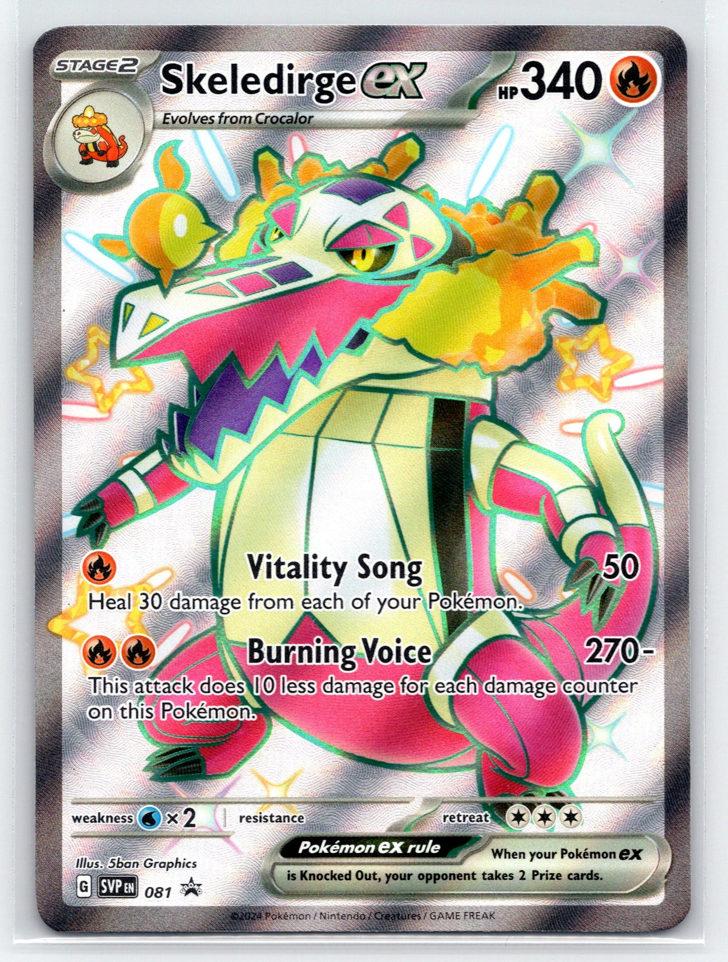 Skeledirge ex - #081 - SV: Scarlet & Violet Promo Cards