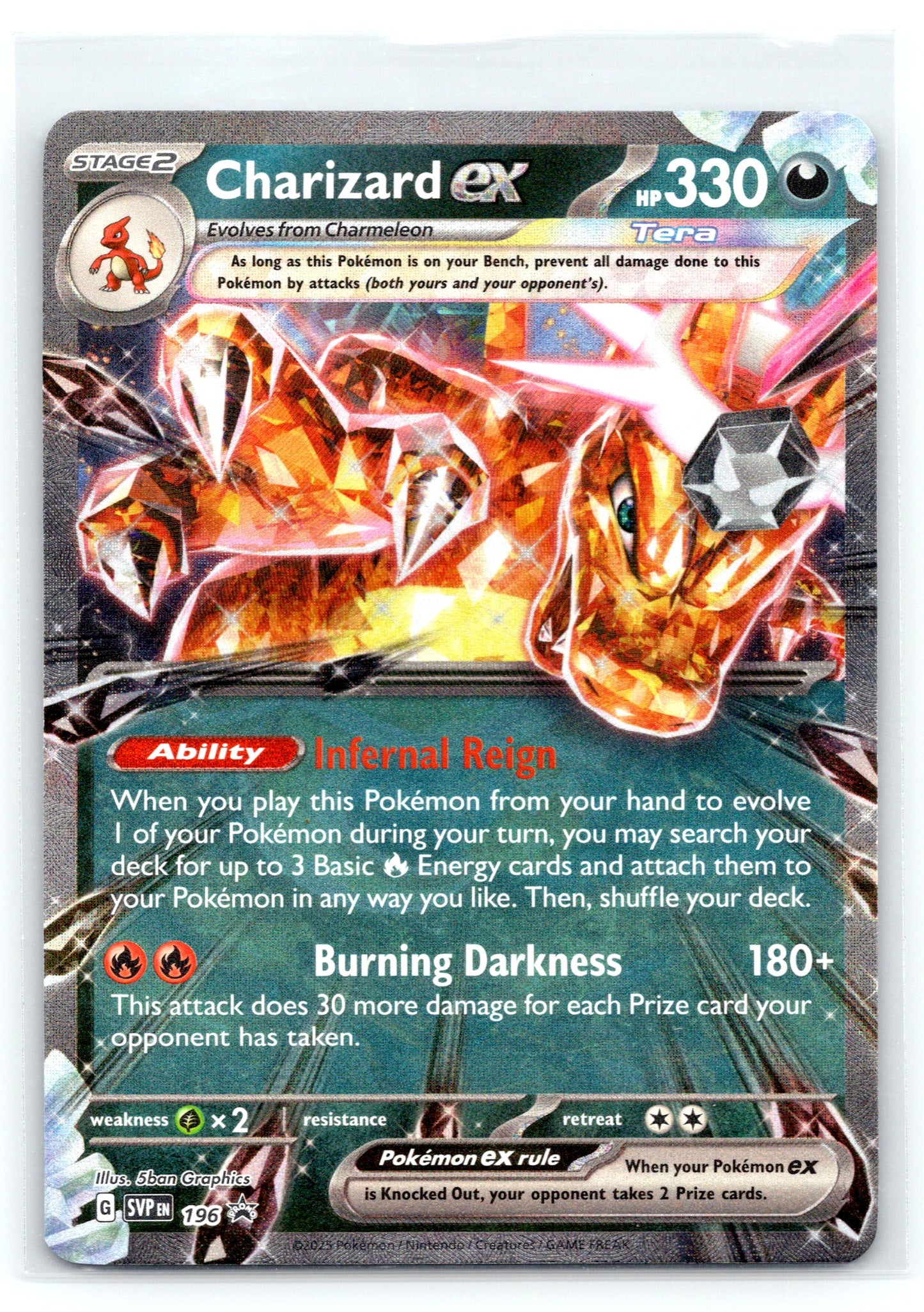 Charizard ex -196 - #196 - SV: Scarlet & Violet Promo Cards