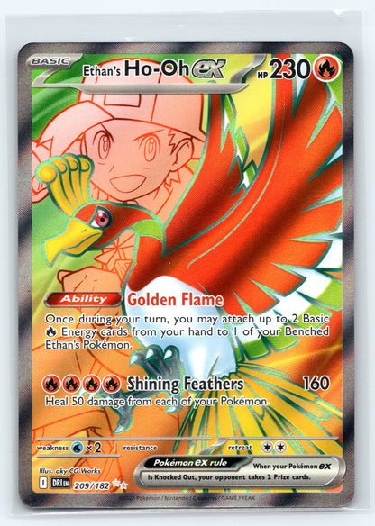 Ethan's Ho-Oh ex - #209/182 - SV10: Destined Rivals