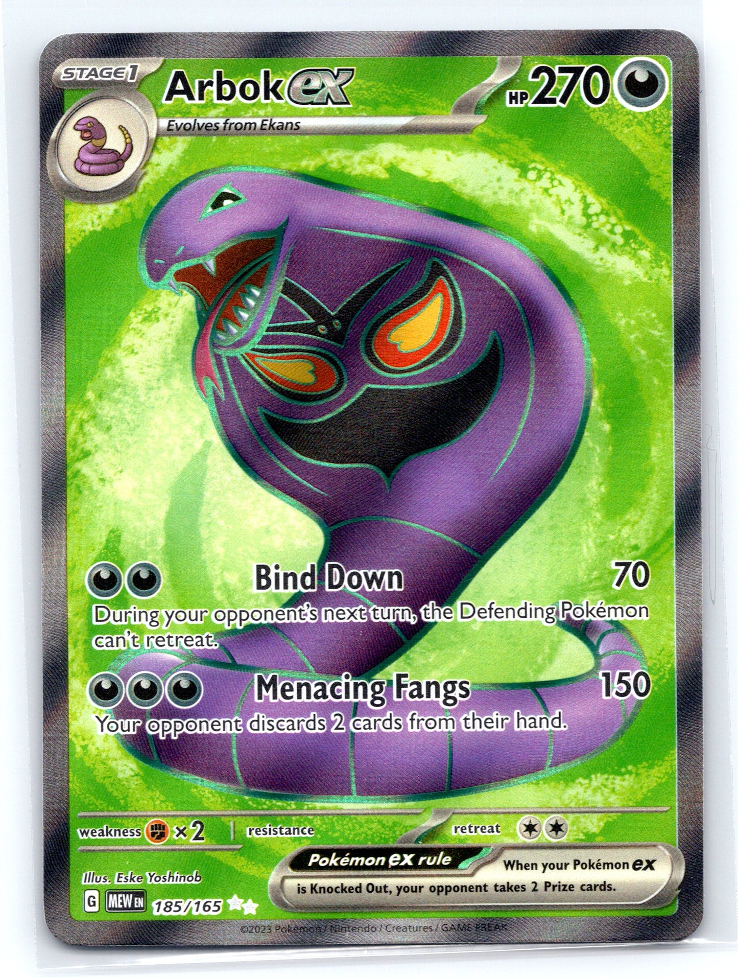 Arbok ex - #185/165 - SV: Scarlet & Violet 151
