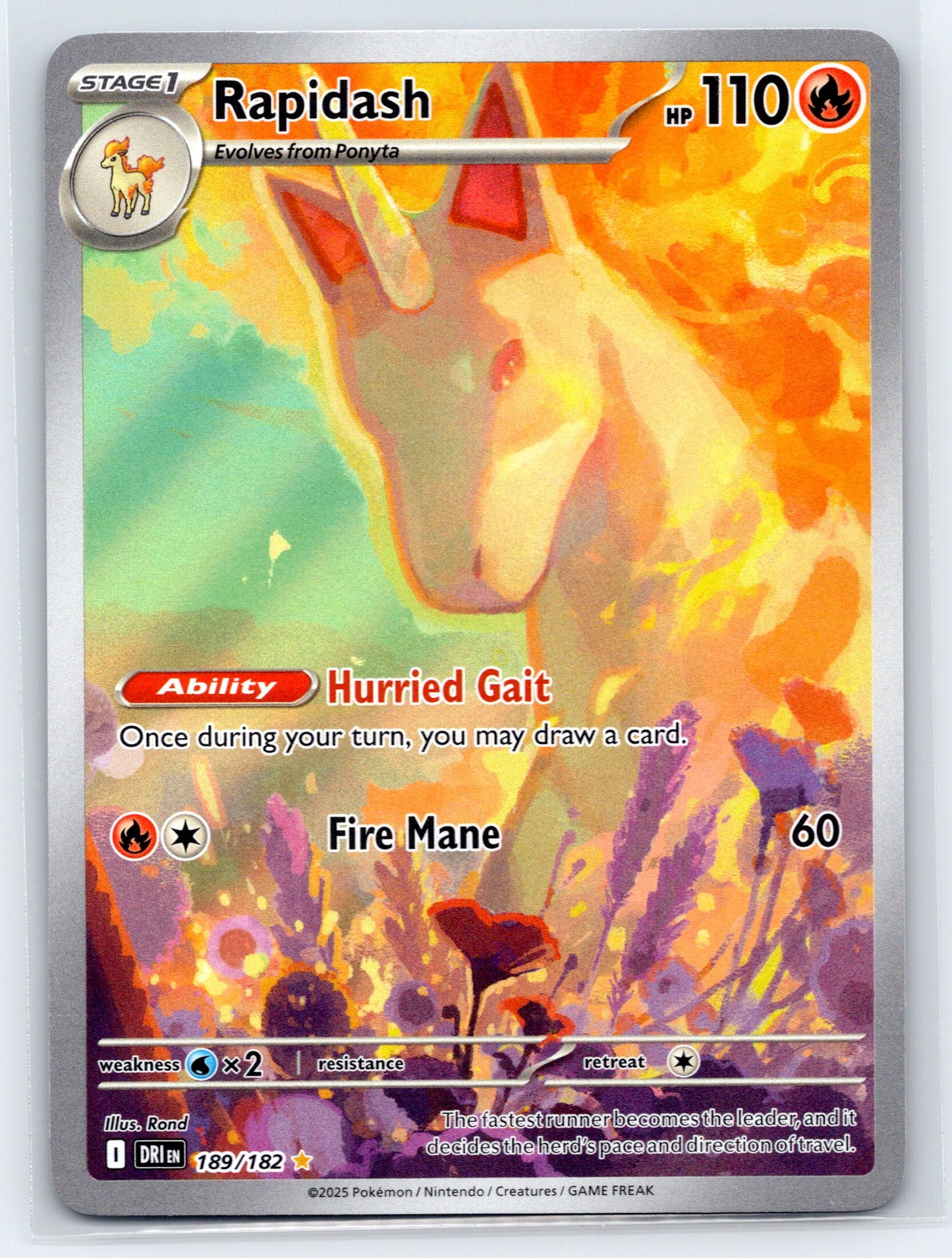 Rapidash - #189/182 - SV10: Destined Rivals