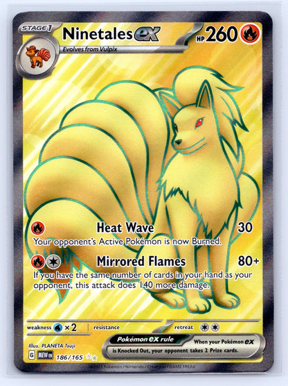 Ninetales ex - #186/165 - SV: Scarlet & Violet 151