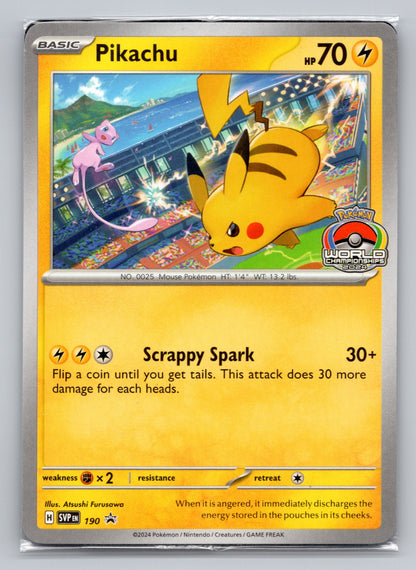 Pikachu - #190 - SV: Scarlet & Violet Promo Cards (SEALED)