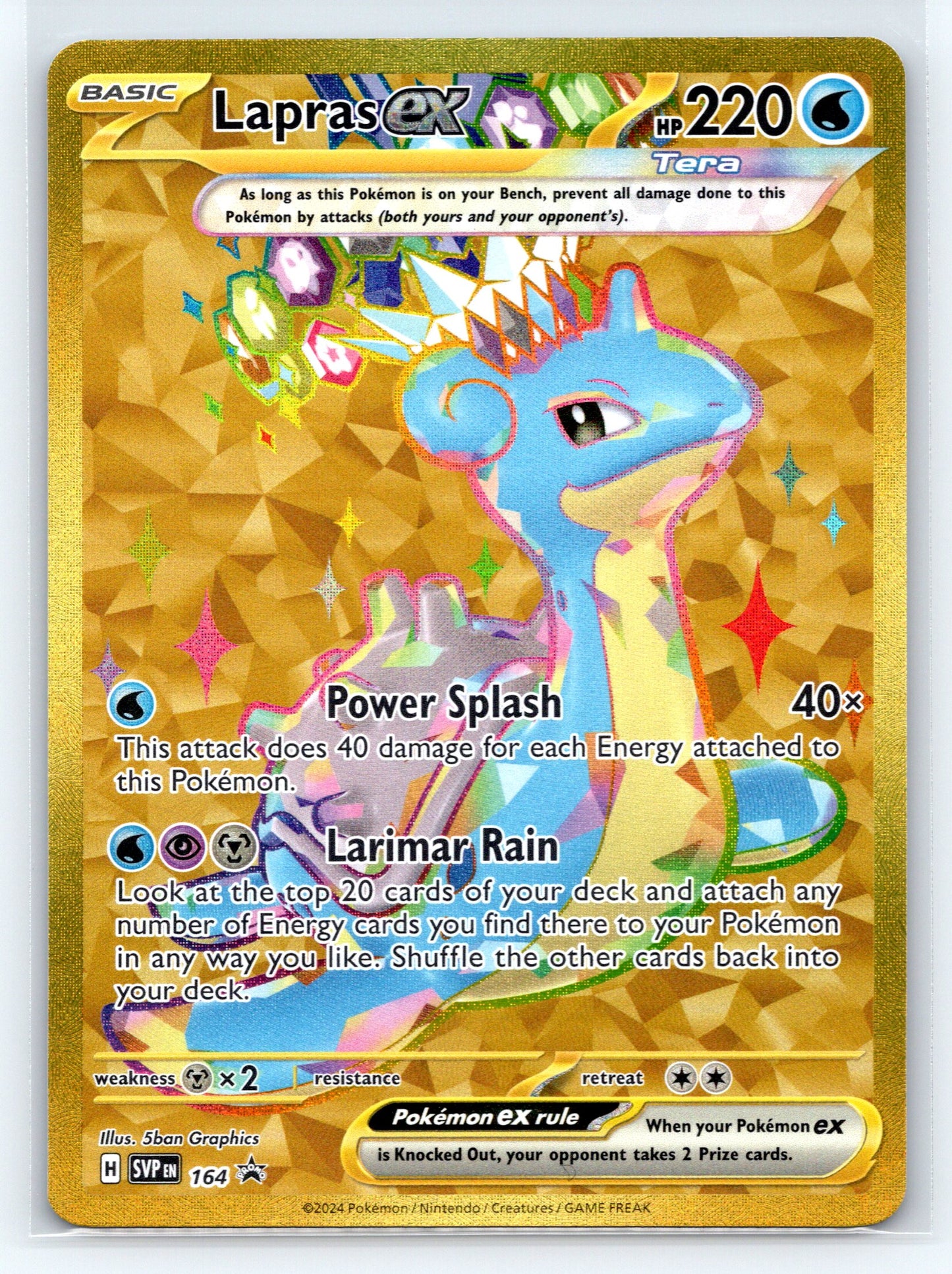 Lapras ex - #164 - SV: Scarlet & Violet Promo Cards