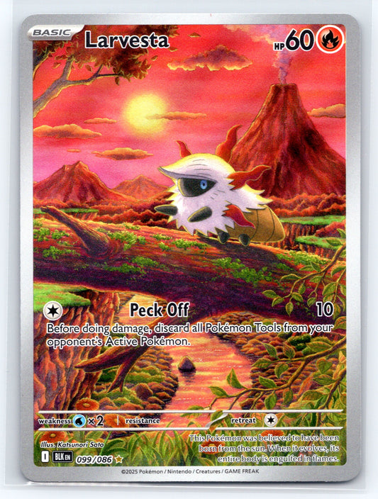Larvesta - #099/086 - SV: Black Bolt