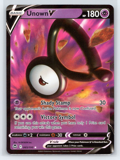 Unown V - #065/195 - SWSH12: Silver Tempest