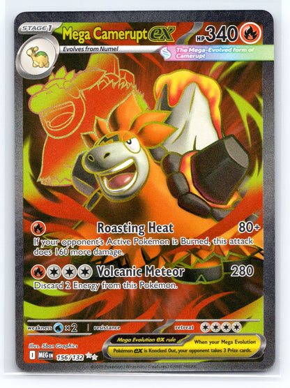 Mega Camerupt ex - #156/132 - ME01: Mega Evolution