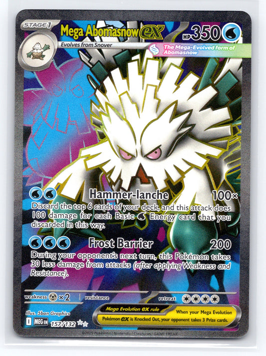 Mega Abomasnow ex - #157/132 - ME01: Mega Evolution