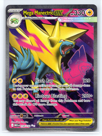 Mega Manectric ex - #158/132 - ME01: Mega Evolution