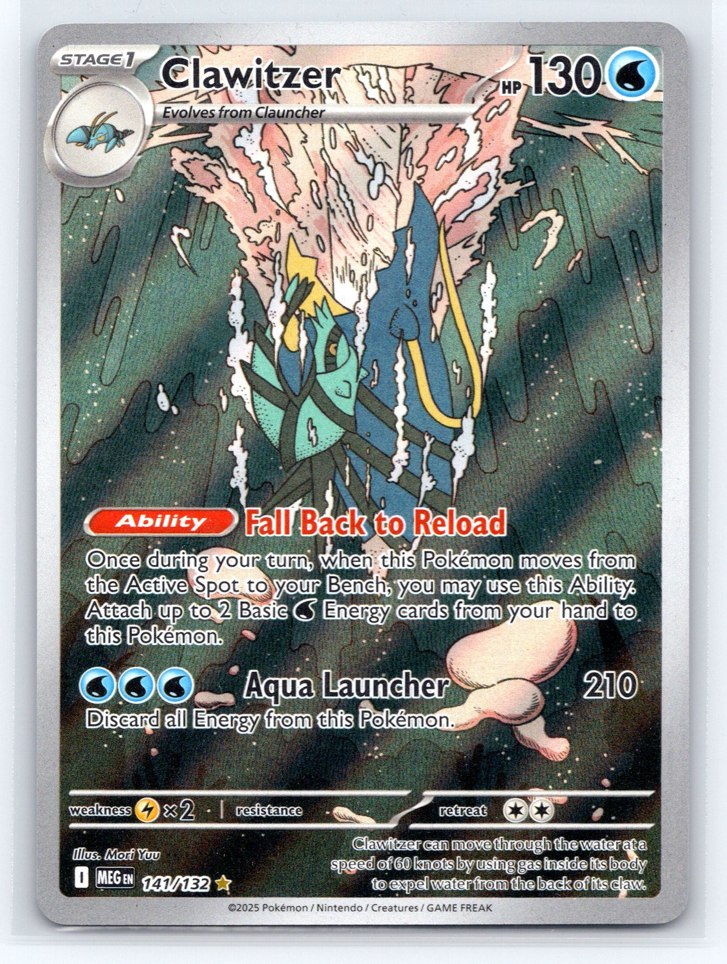 Clawitzer - #141/132 - ME01: Mega Evolution