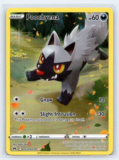 Poochyena - #GG33/GG70 - SWSH: Crown Zenith: Galarian Gallery