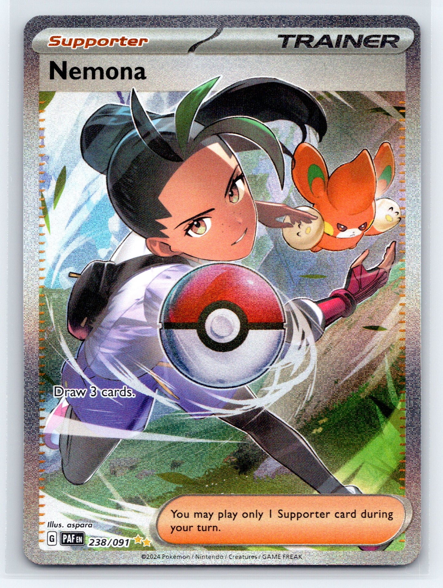 Nemona - #238/091 - SV: Paldean Fates