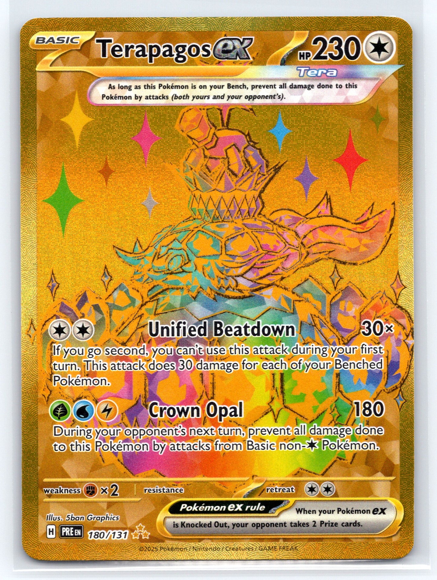 Terapagos ex - #180/131 - SV: Prismatic Evolutions
