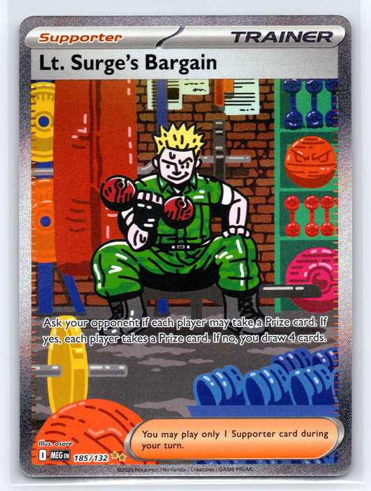 Lt. Surge's Bargain - #185/132 - ME01: Mega Evolution