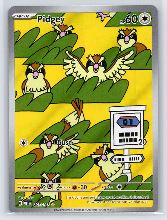 Pidgey - #207/197 - SV03: Obsidian Flames