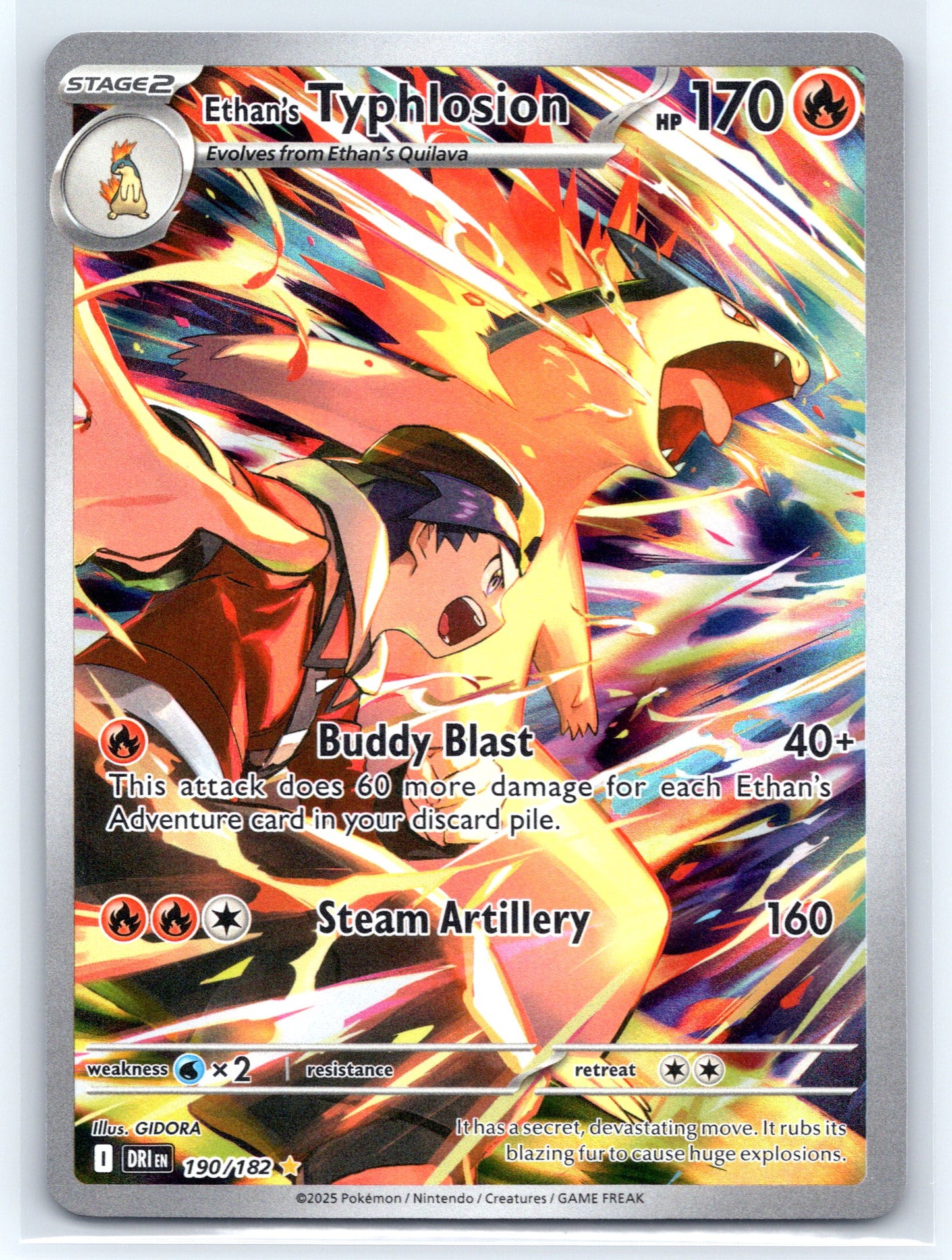 Ethan's Typhlosion - #190/182 - SV10: Destined Rivals