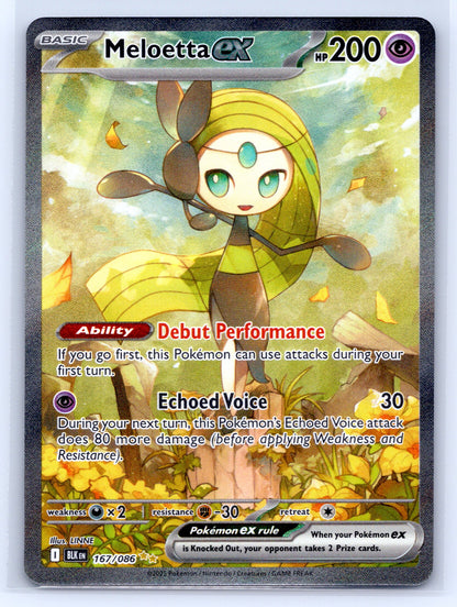 Meloetta ex - #167/086 - SV: Black Bolt