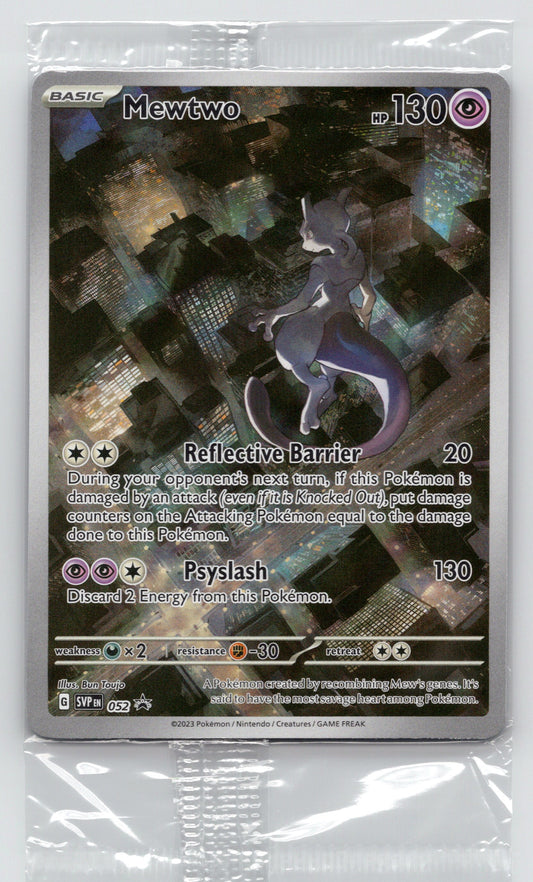 Mewtwo - #052 - SV: Scarlet & Violet Promo Cards SEALED