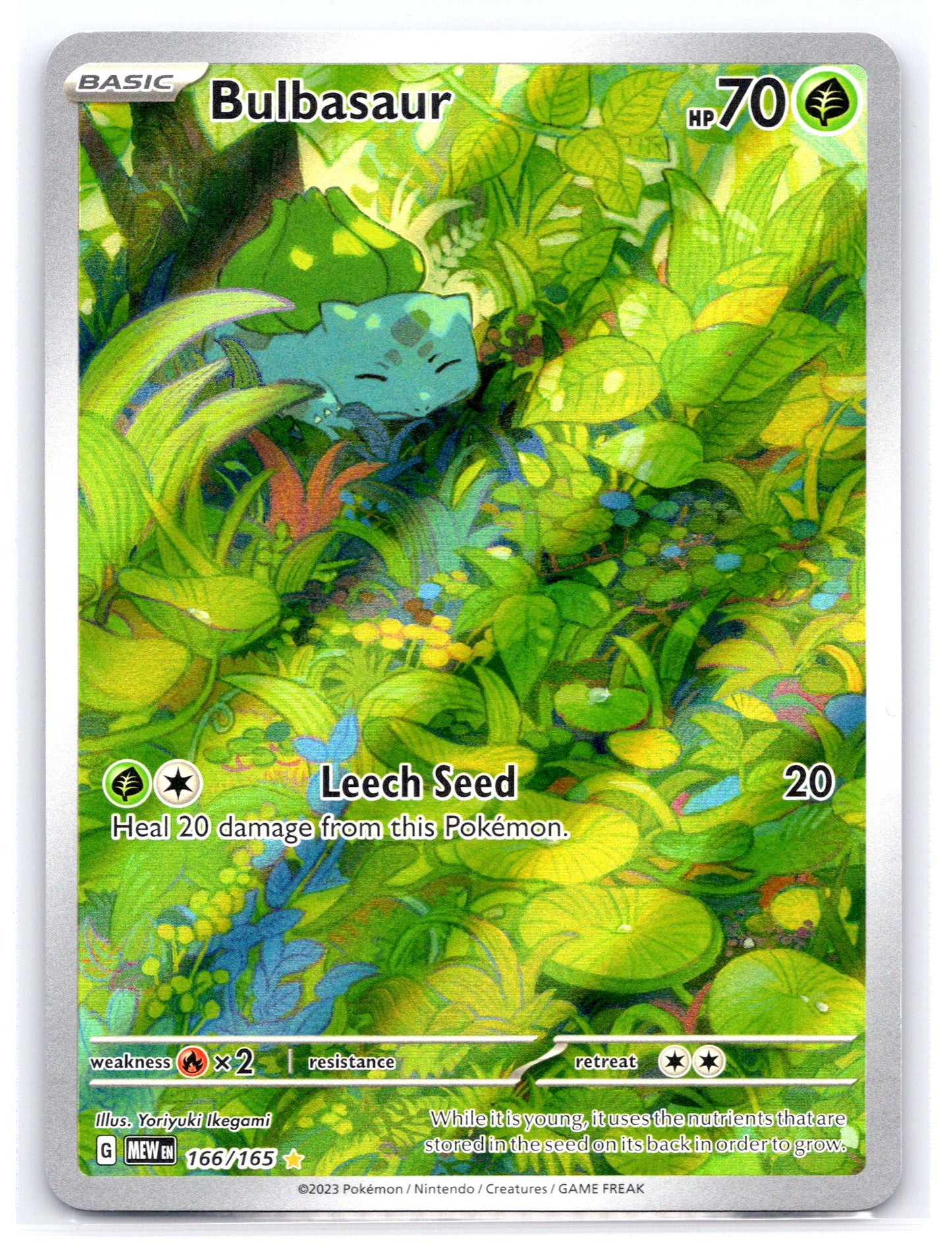 Bulbasaur - #166/165 - SV2a: Pokemon Card 151