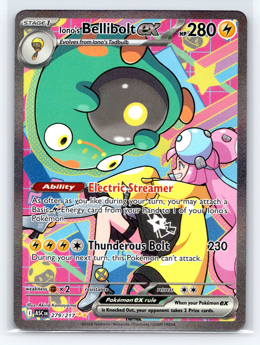 Iono's Bellibolt ex - #279/217 - ME: Ascended Heroes