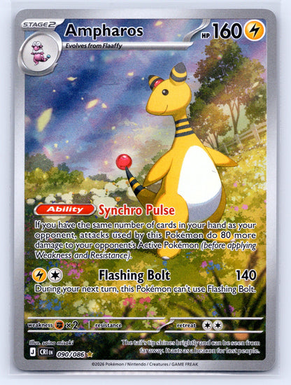 Ampharos - #090/086 - ME04: Chaos Rising