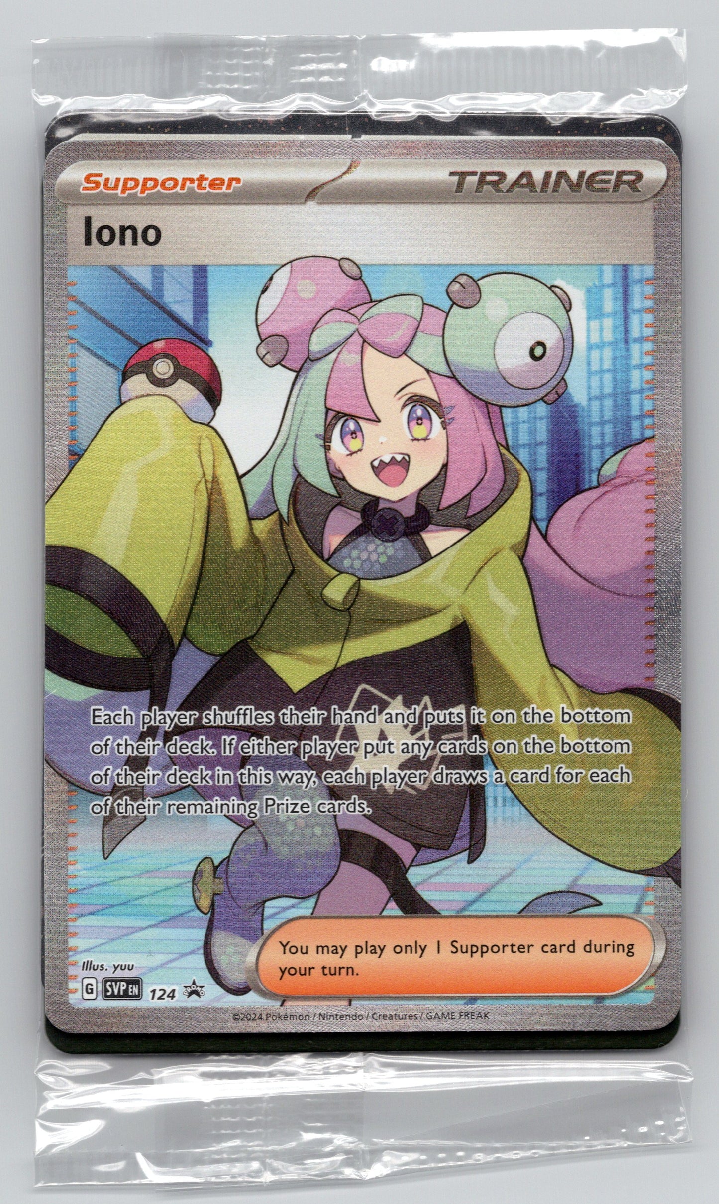 Iono - #124 - SV: Scarlet & Violet Promo Cards SEALED