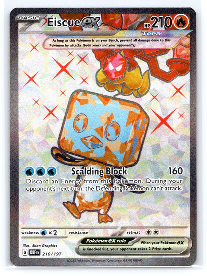 Eiscue ex - #210/197 - SV03: Obsidian Flames
