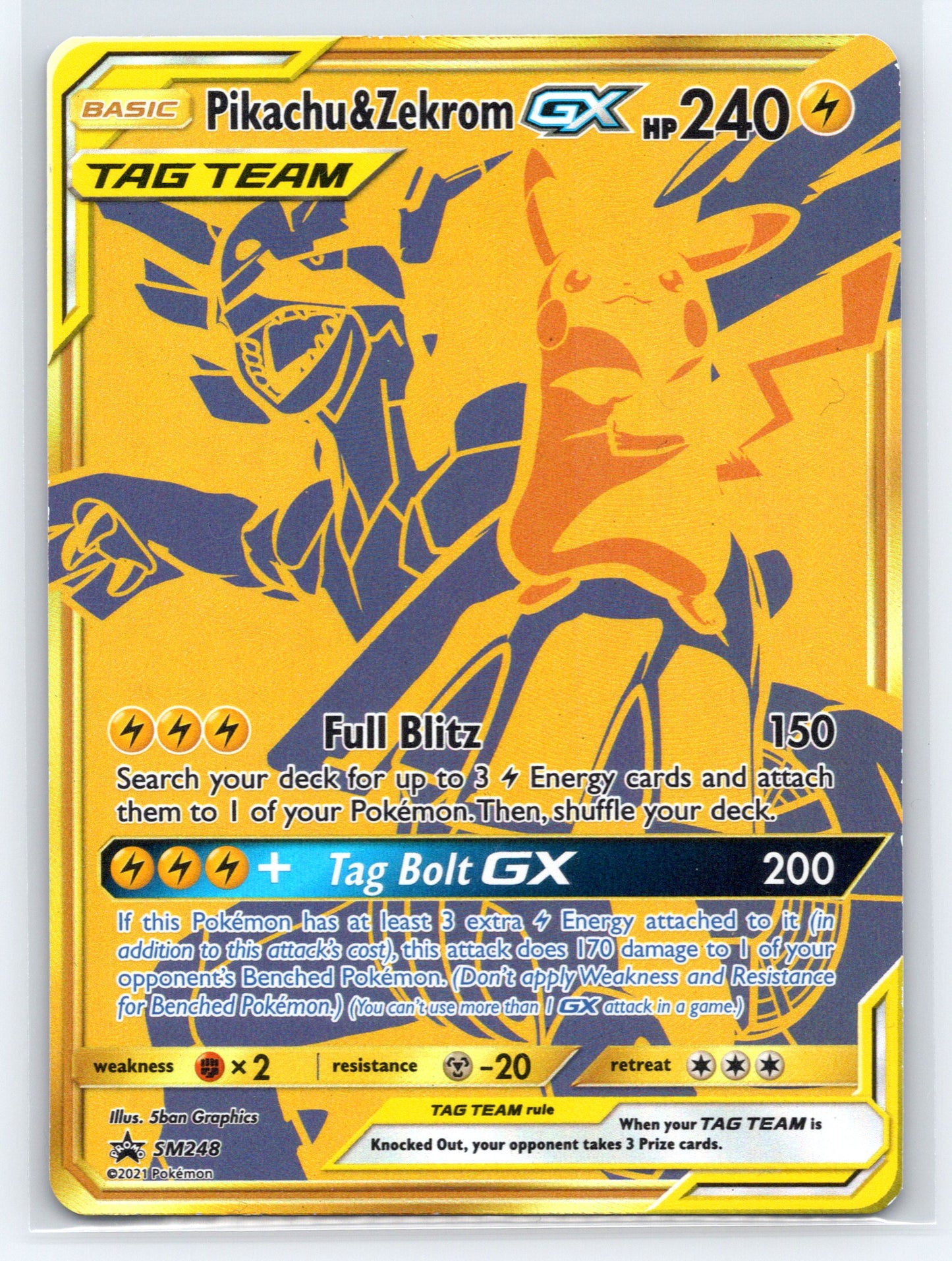Pikachu & Zekrom GX - #SM248 - SM Promos
